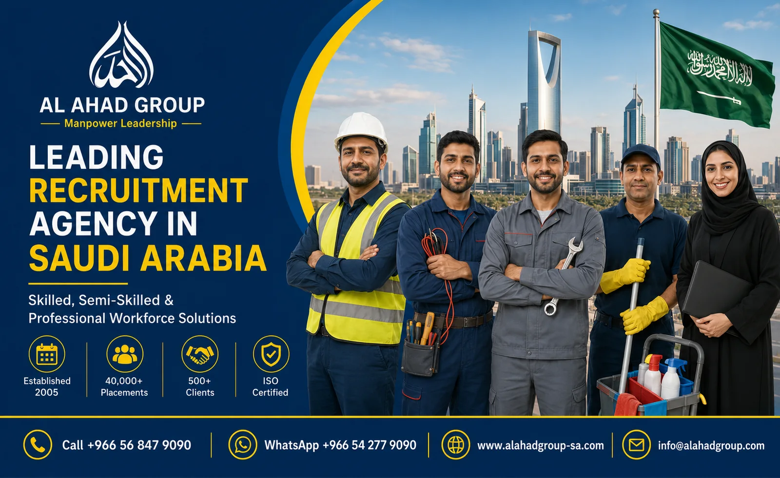 فريق مجموعة الأحد لدعم تقديم خدمات القوى العاملة لأصحاب الأعمال في المدينة المنورة بالمملكة العربية السعودية